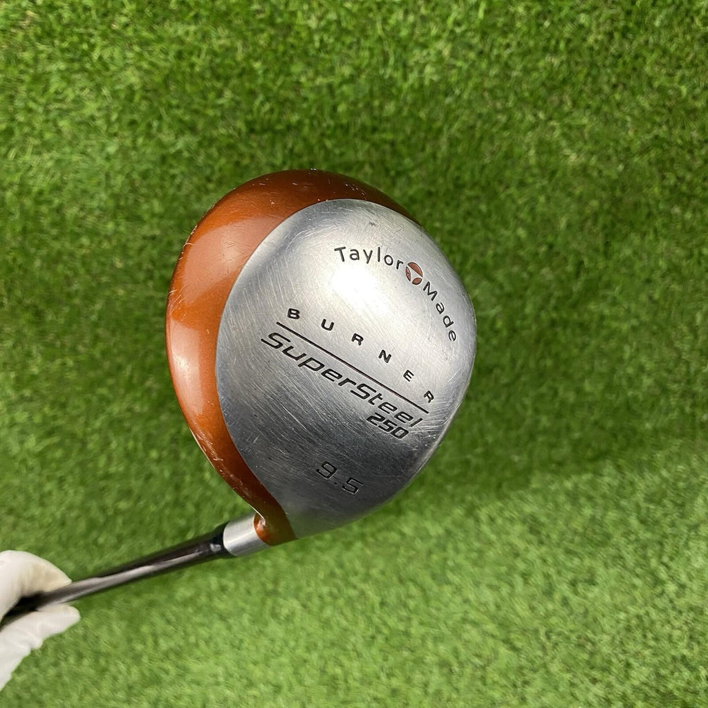 TaylorMade Burner SuperSteel 250 9.5° Driver ⛳️ Regular-80 Bubble Shaft RH