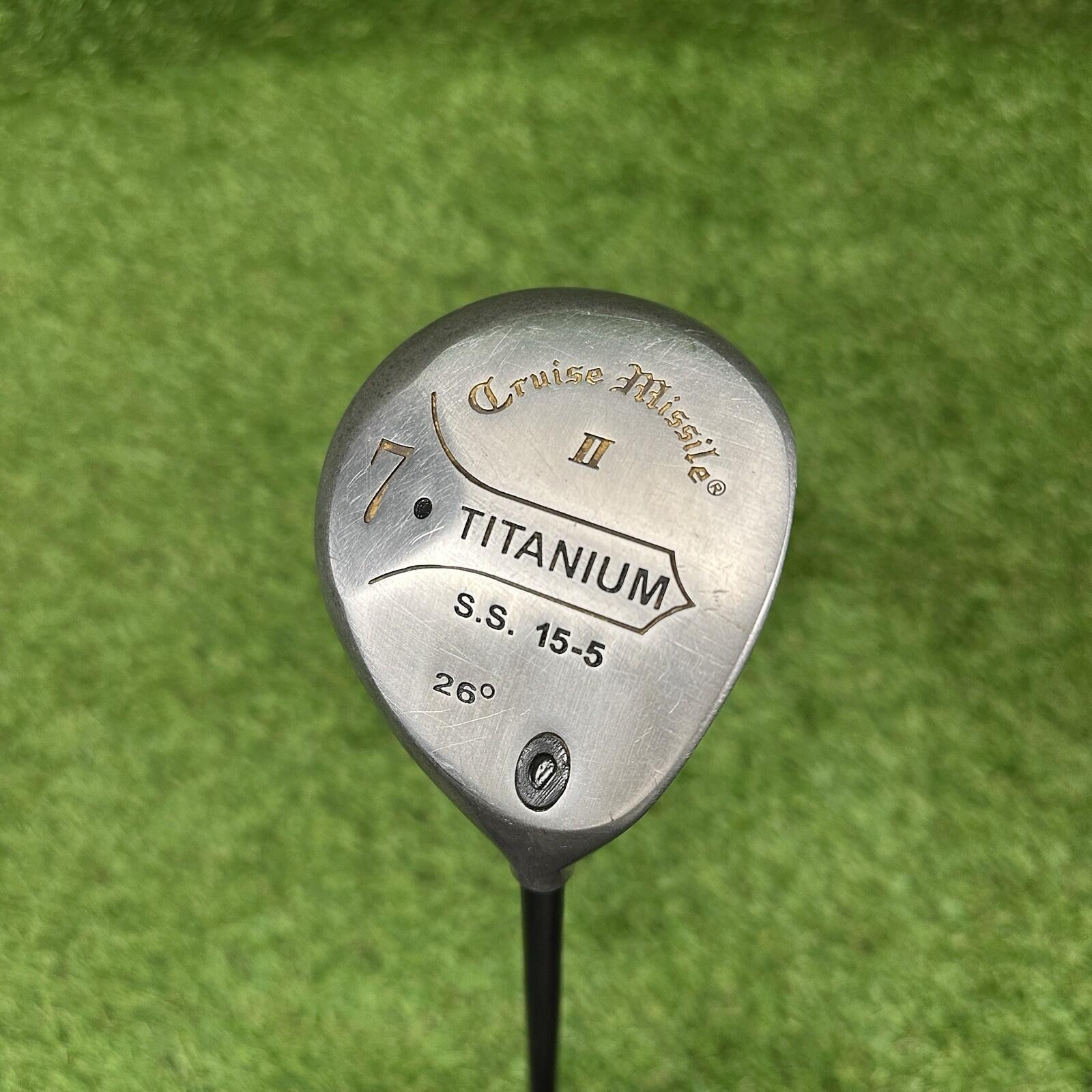 Cruise Missile II Titanium 7 Wood 26° ⛳️ Cleveland Quadpro Stiff-Flex Graphite