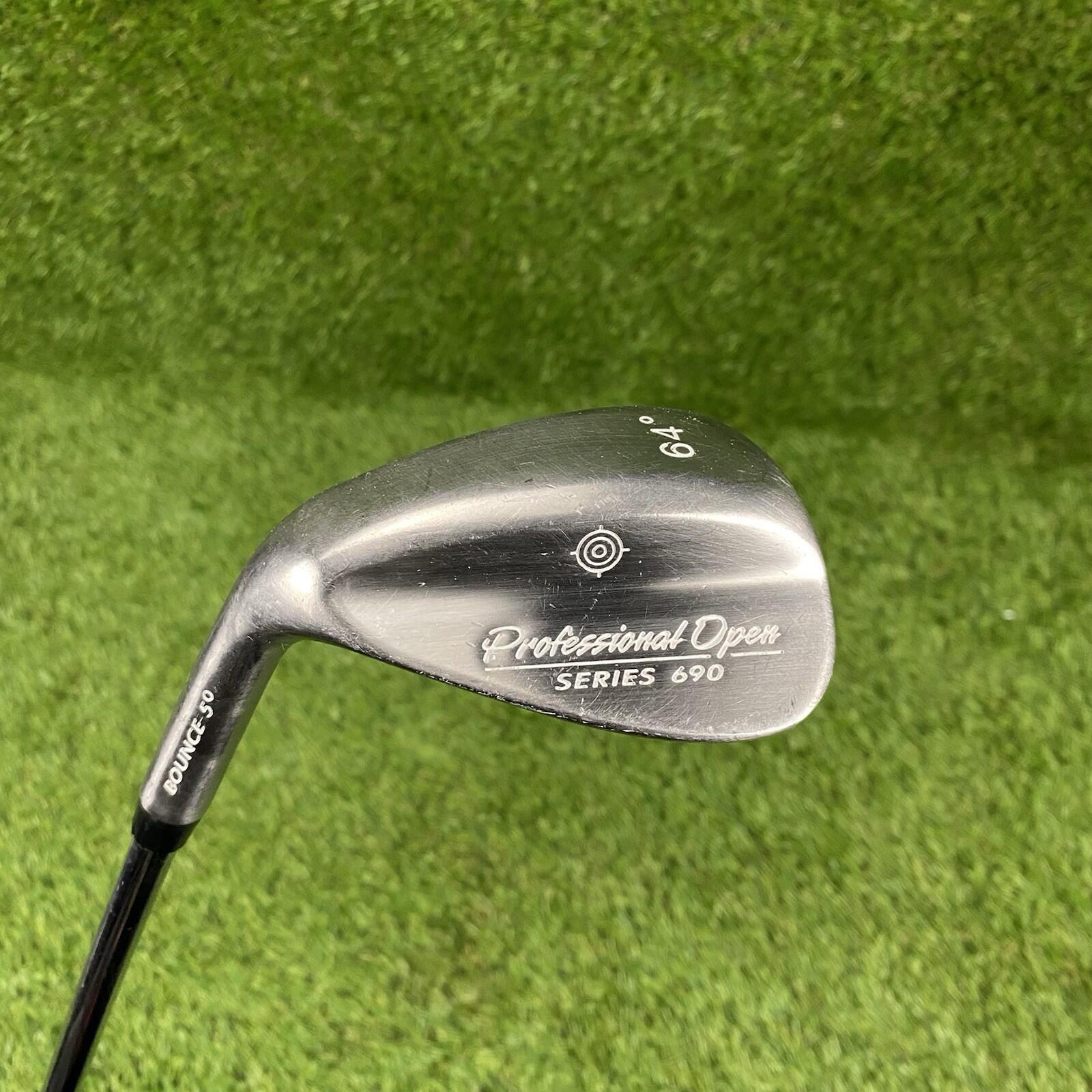 Left Handed Professional Open Series 690 Lob Wedge 64° /5° Bounce ⛳️ Steel Shaft