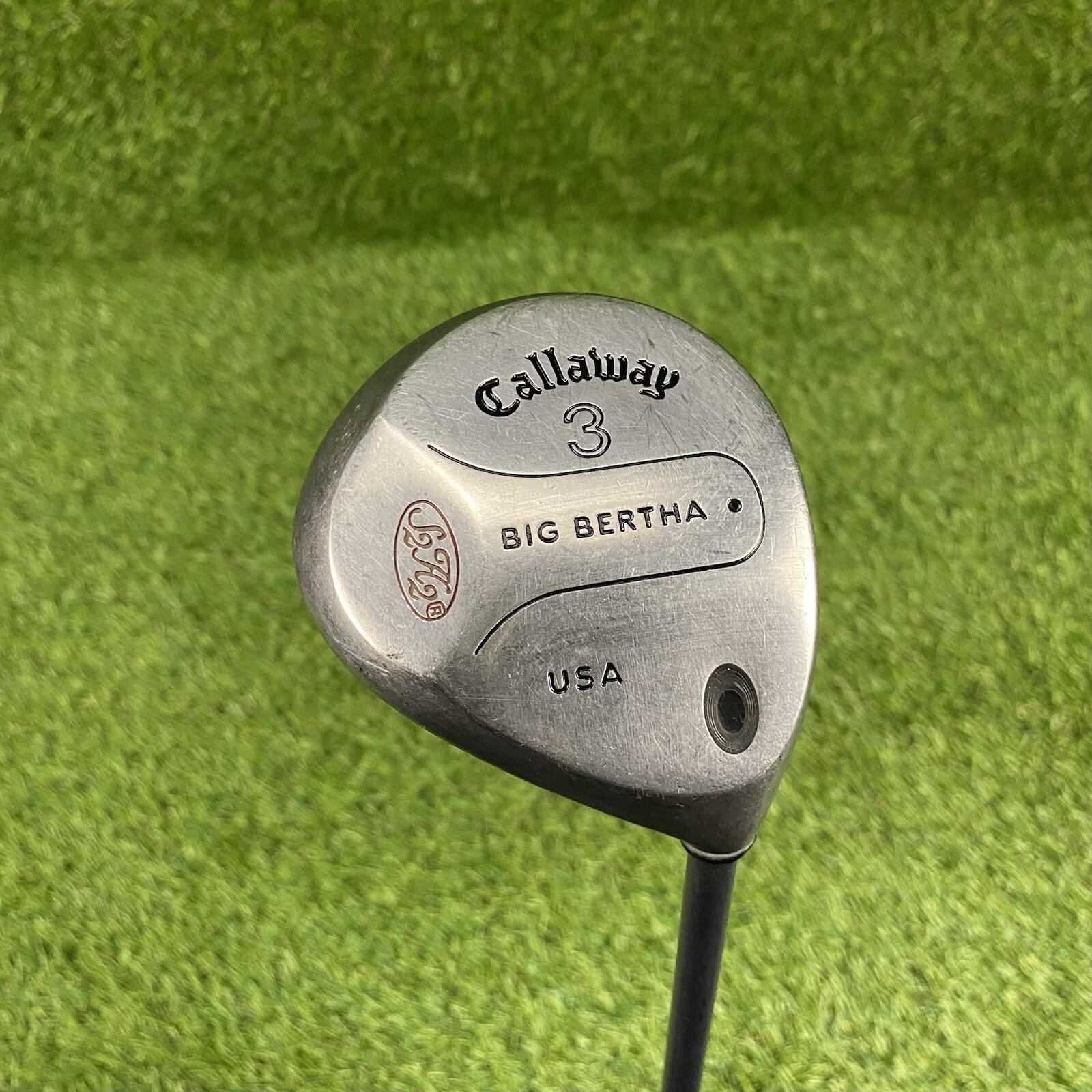 Callaway Big Bertha S2H2 Fairway 3 Wood ⛳️ RCH 90 Firm Flex Graphite Shaft RH
