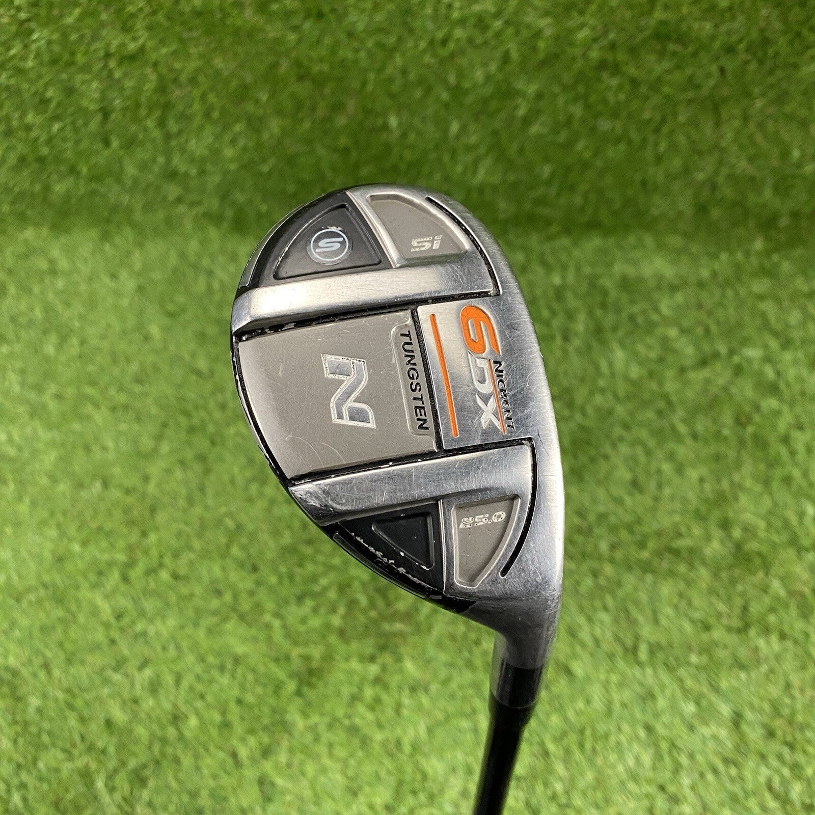 Nickent 6DX Tungsten 5 Hybrid 25° ⛳️ Aldila VooDoo VS Hybrid-S85 Stiff Flex RH