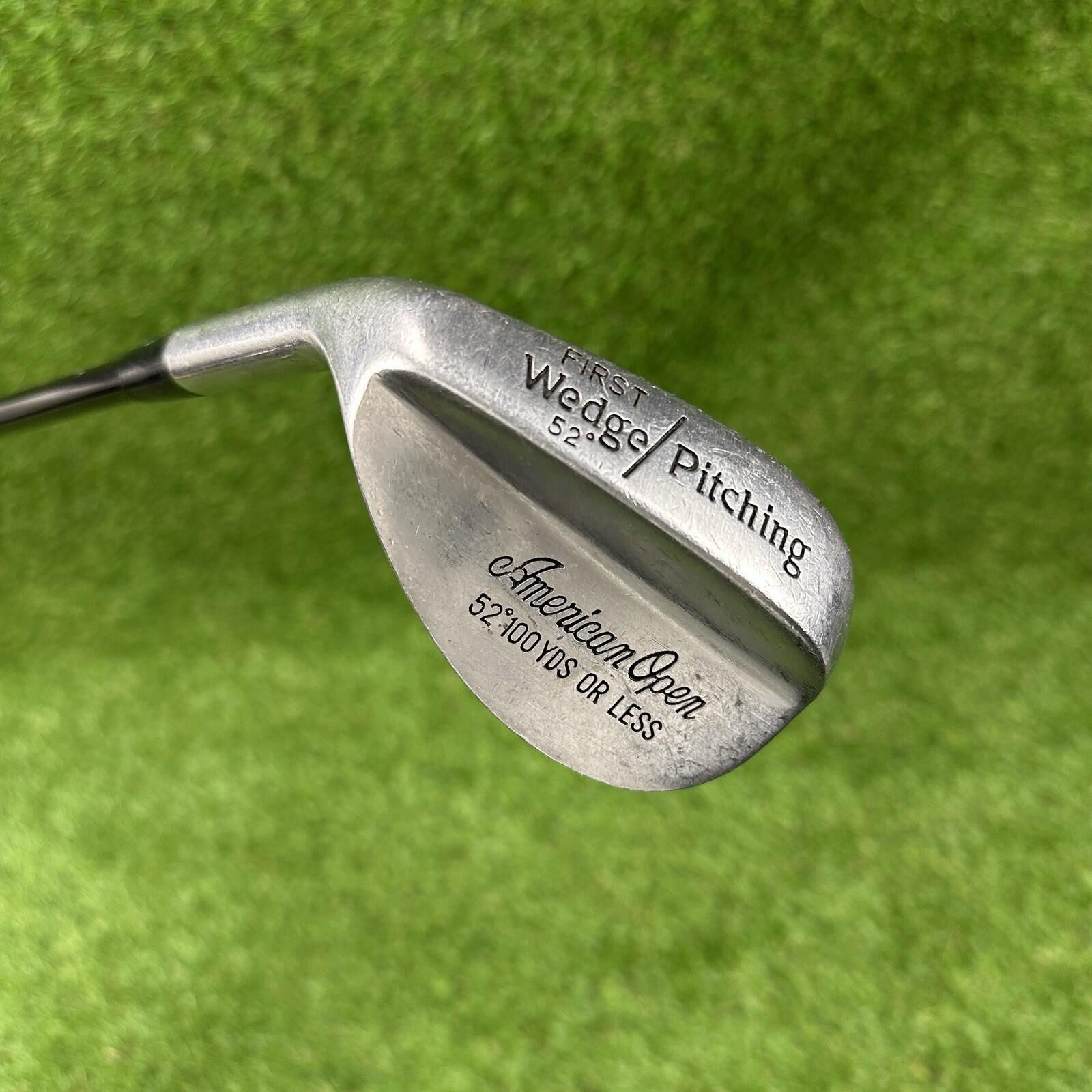 LH American Open 52° First Pitching Wedge 100 yds Or Less ⛳️ Graphite Shaft 36”