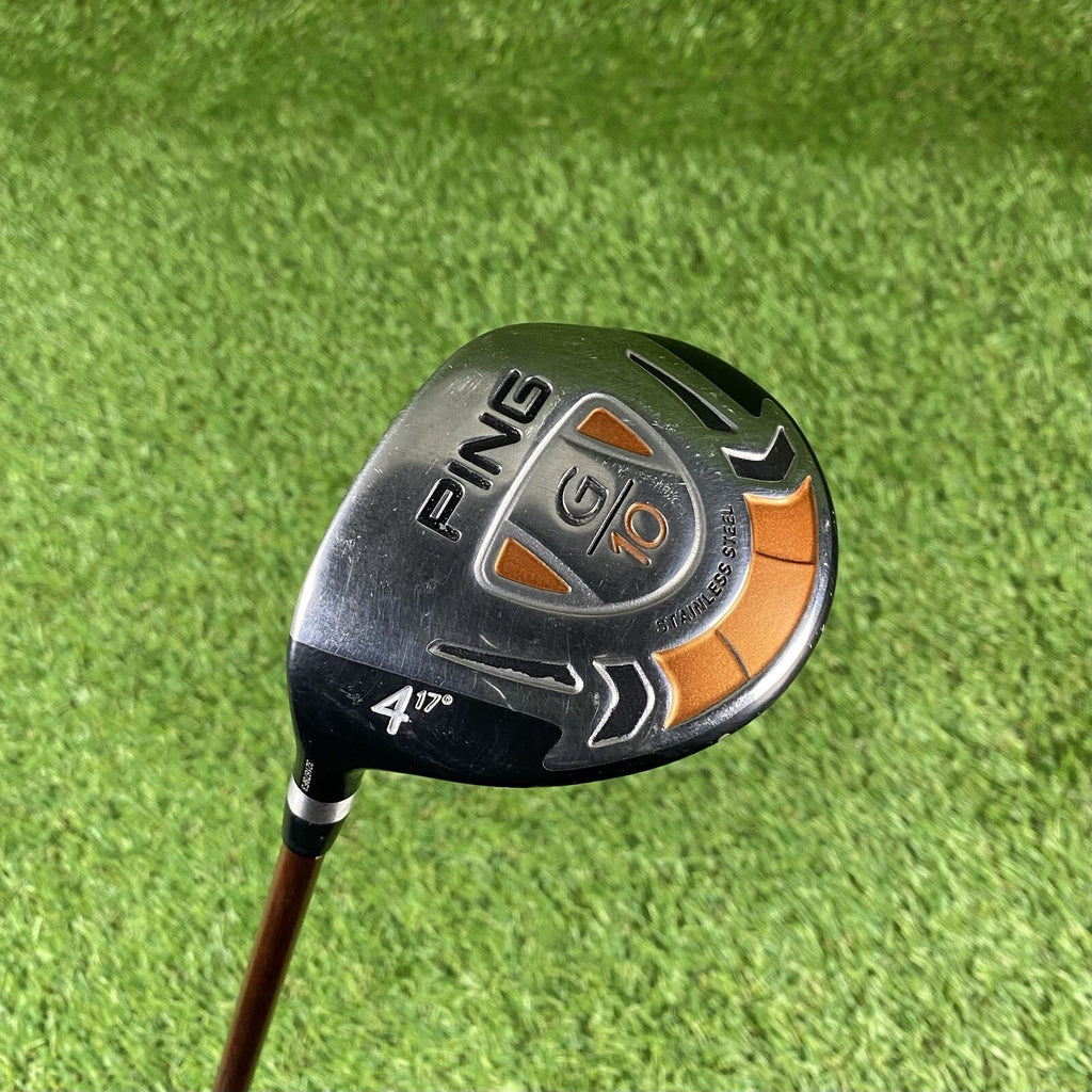 Left Handed PING G10 Fairway 4 Wood 17° ⛳️ Ping TFC 129 F Regular Flex Shaft LH