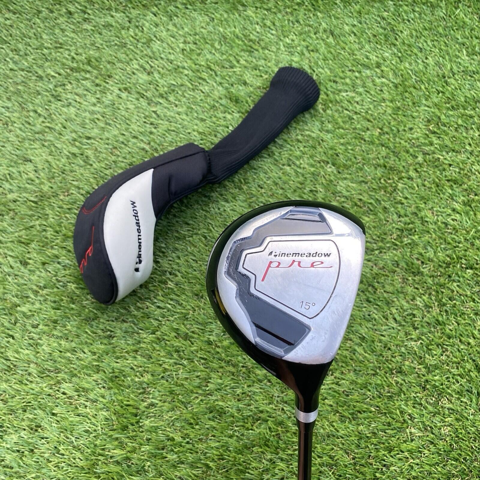 Pinemeadow Pre 15 Degree fairway wood with graphite shaft and low profile head