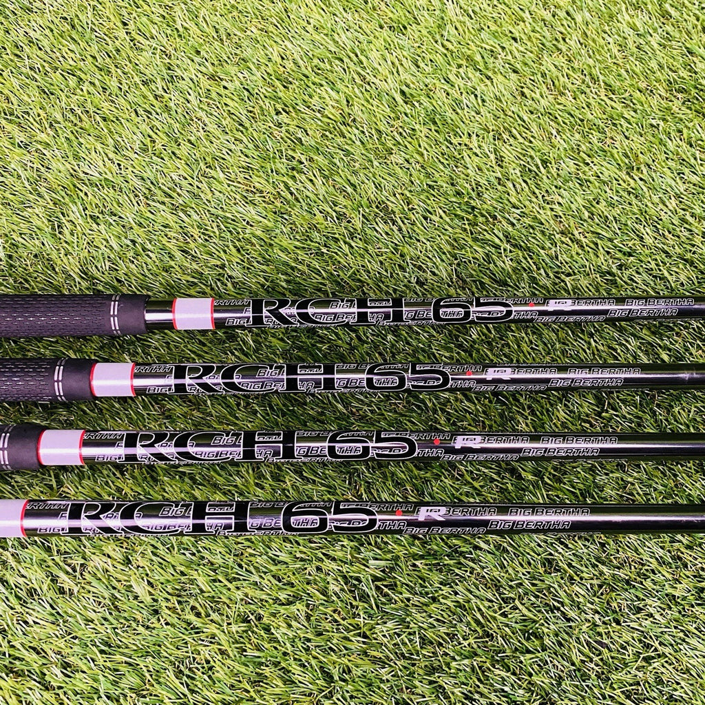 Callaway Big Bertha B21 Iron Set 7-Gw ⛳️ RCH 65 Regular Flex Graphite Shafts RH