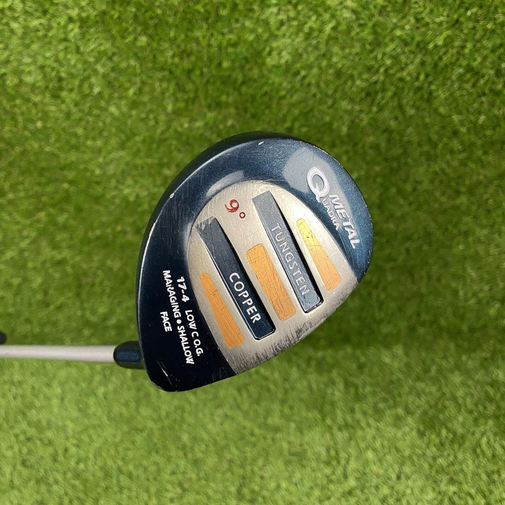 Metal Quadra Tungsten 9° Driver ⛳️ Platinum Pro Tour Plus Graphite Shaft RH