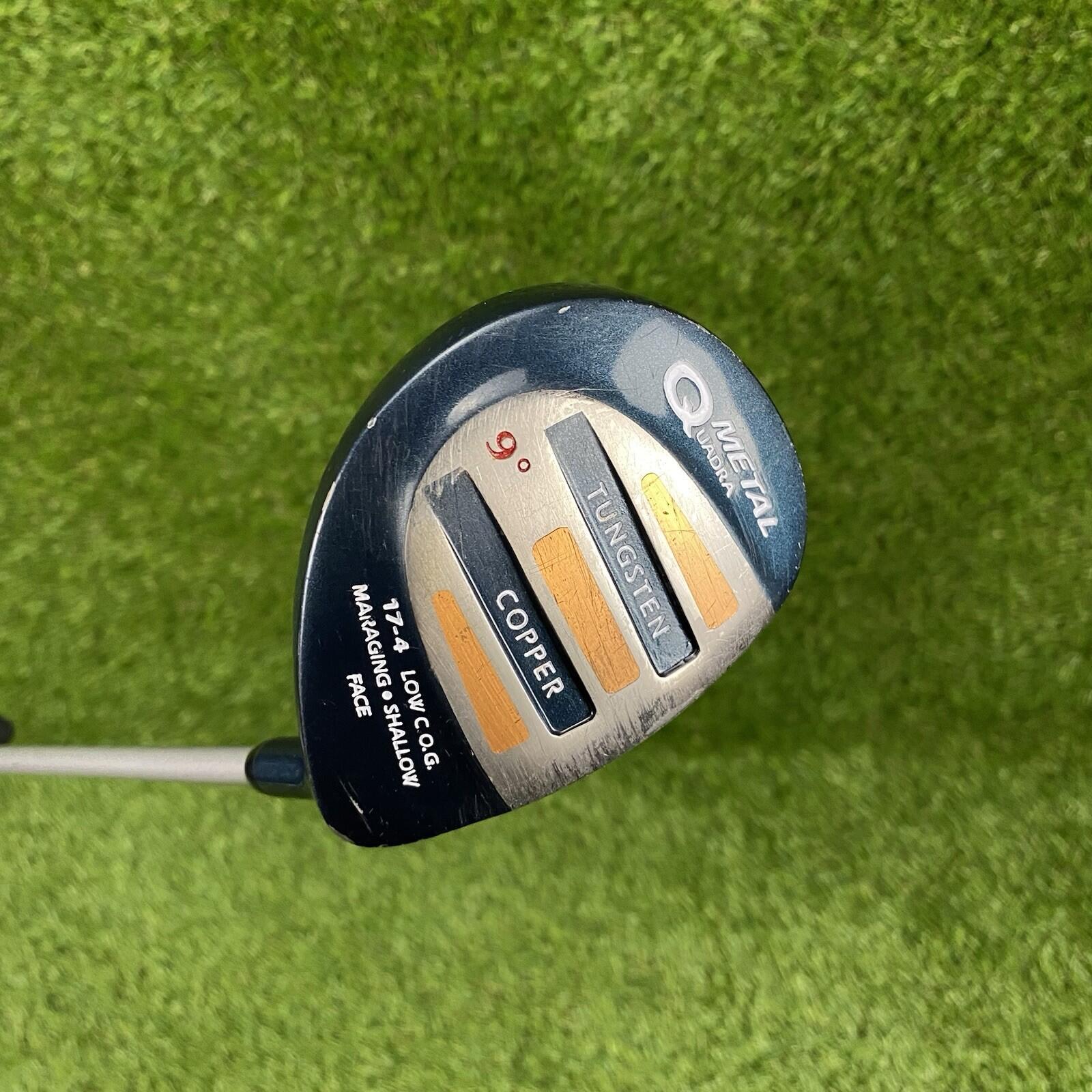 Metal Quadra Tungsten 9° Driver ⛳️ Platinum Pro Tour Plus Graphite Shaft RH