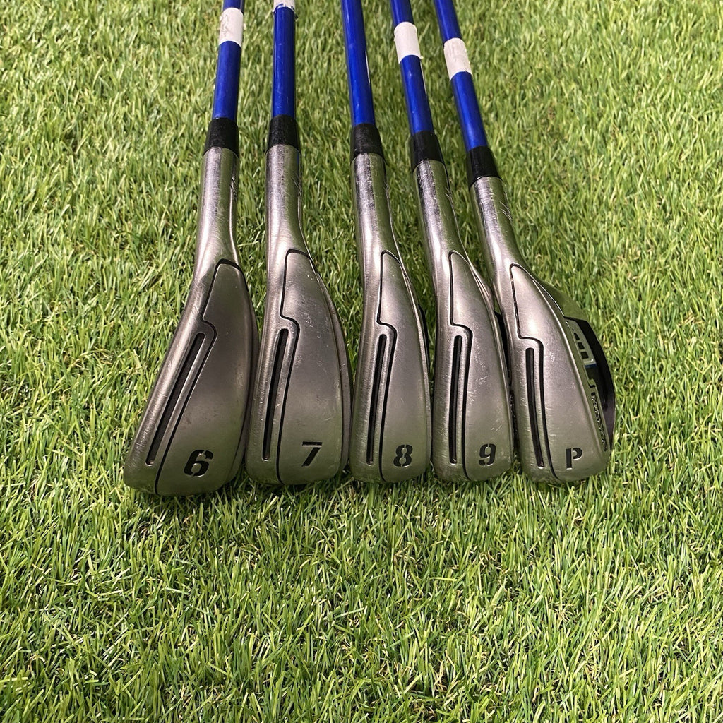 Adams Tight Lies Irons / Hybrid Set 6-PW ⛳️ Stiff Flex 65g Graphite Shafts RH