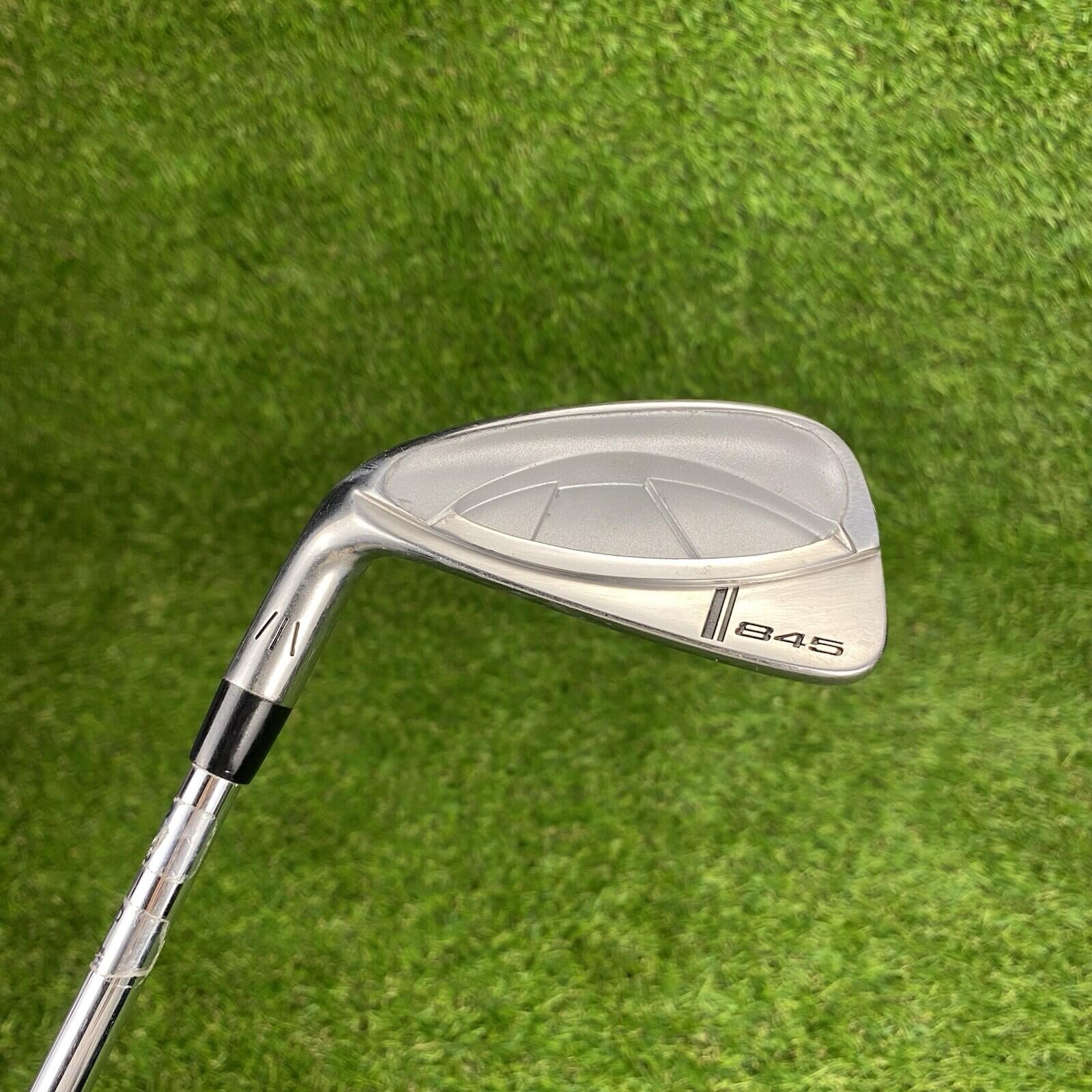 LH Tommy Armour 845 Stripe Model 6 Iron Tour Step Platinum Regular Steel Shaft