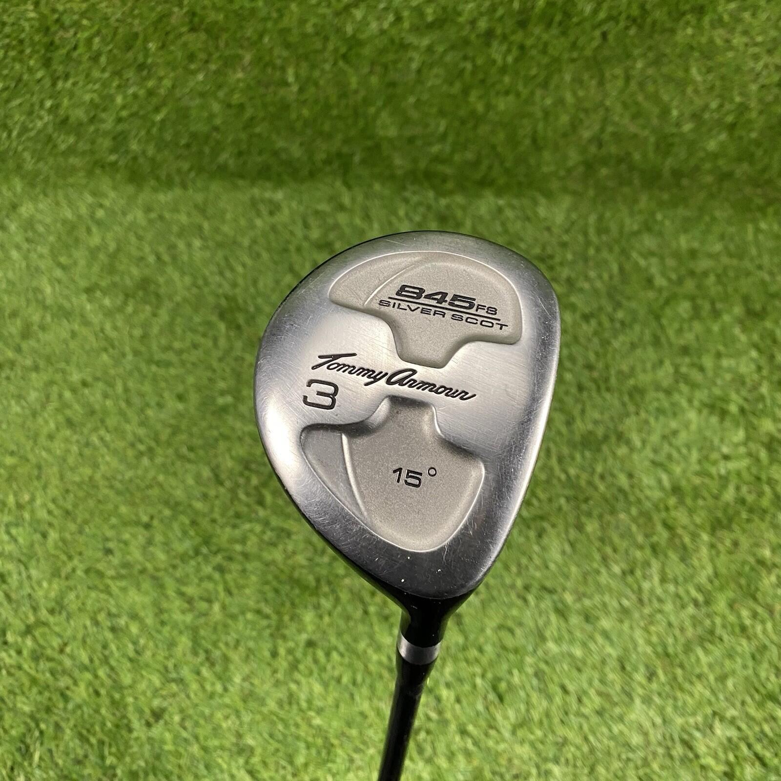 Tommy Armour F8 Silver Scot Fairway 3 Wood 15° ⛳️ Stiff Flex Graphite Shaft RH
