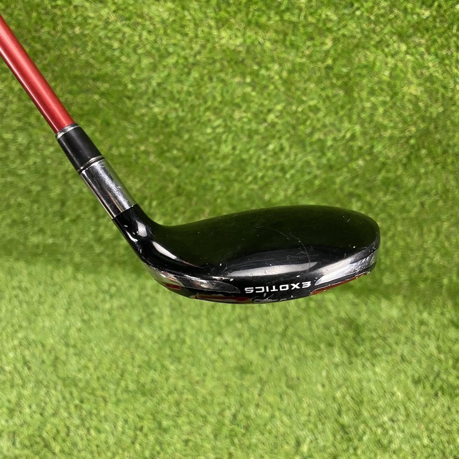 Tour Edge Exotics XCG 4 Hybrid 21° ⛳️ Fubuki Motore Exotics Stiff Flex Shaft RH