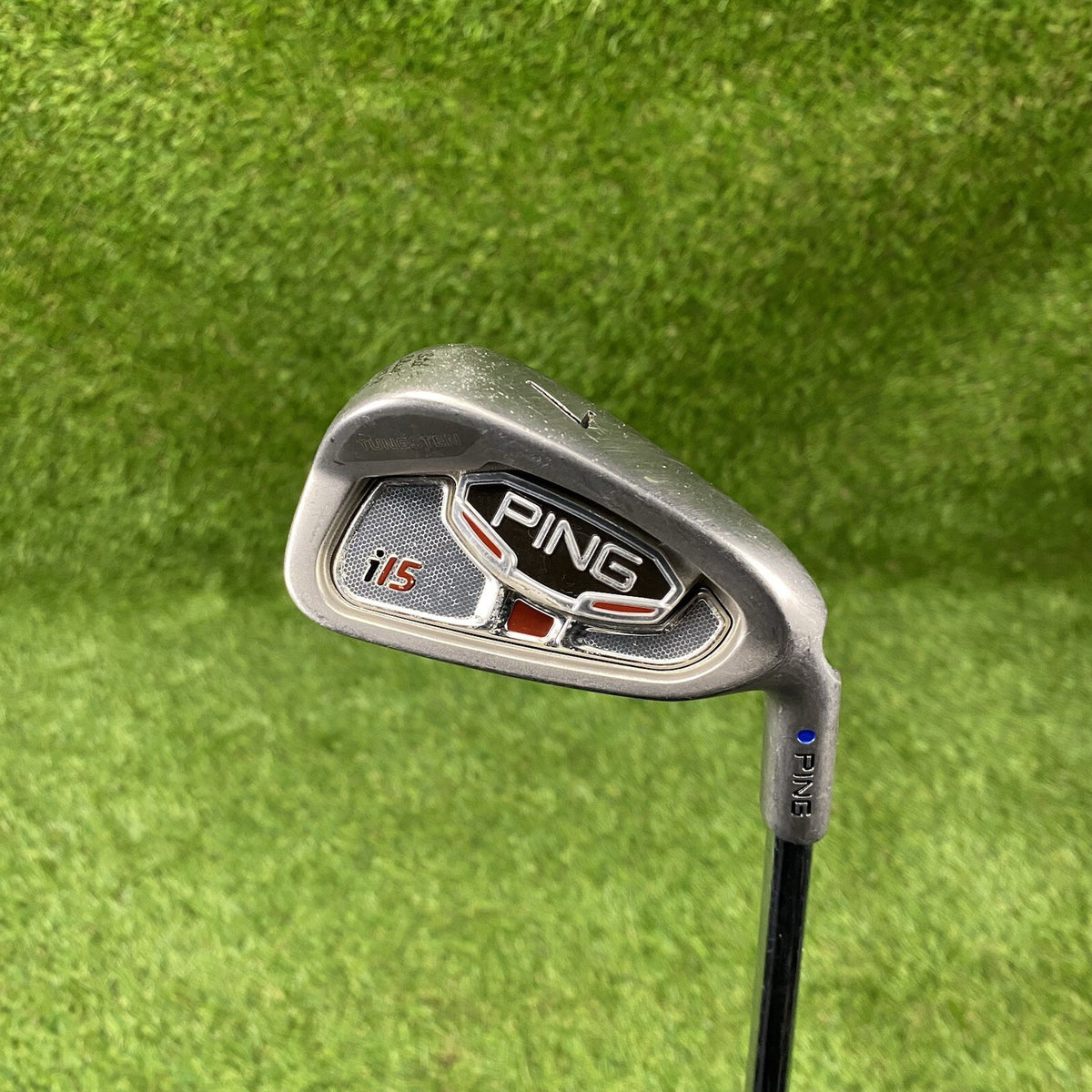 Ping i15 Blue Dot 7 Iron Demo 1° Upright ⛳️ Ping AWT Regular Flex Steel Shaft RH