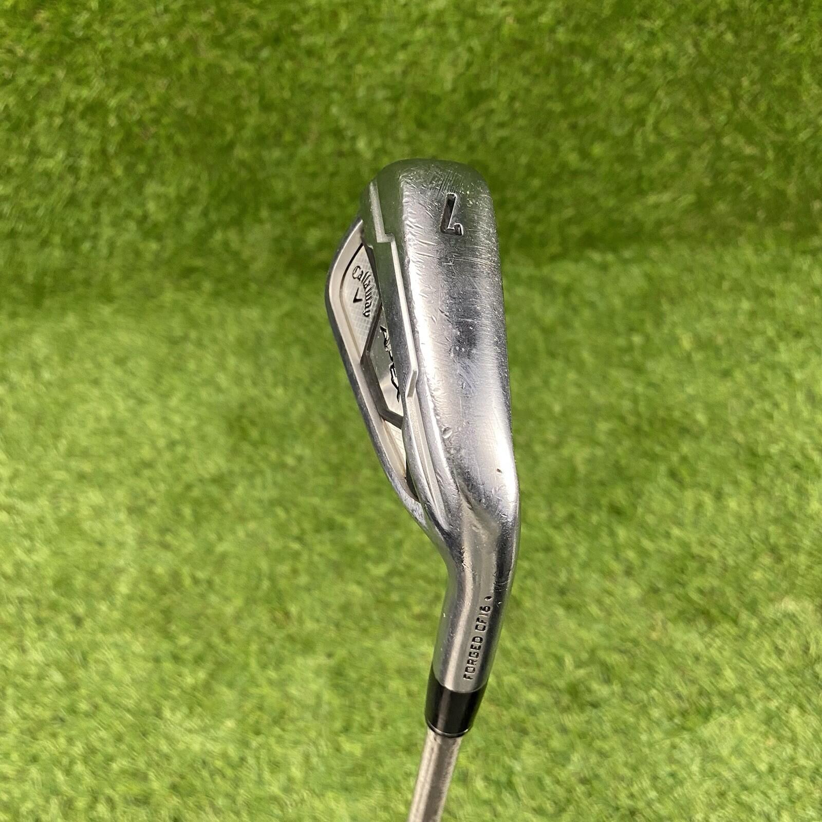 Callaway Apex CF16 Forge Single 7 Iron ⛳️ AeroTech SteelFiber i110cw X Flex RH