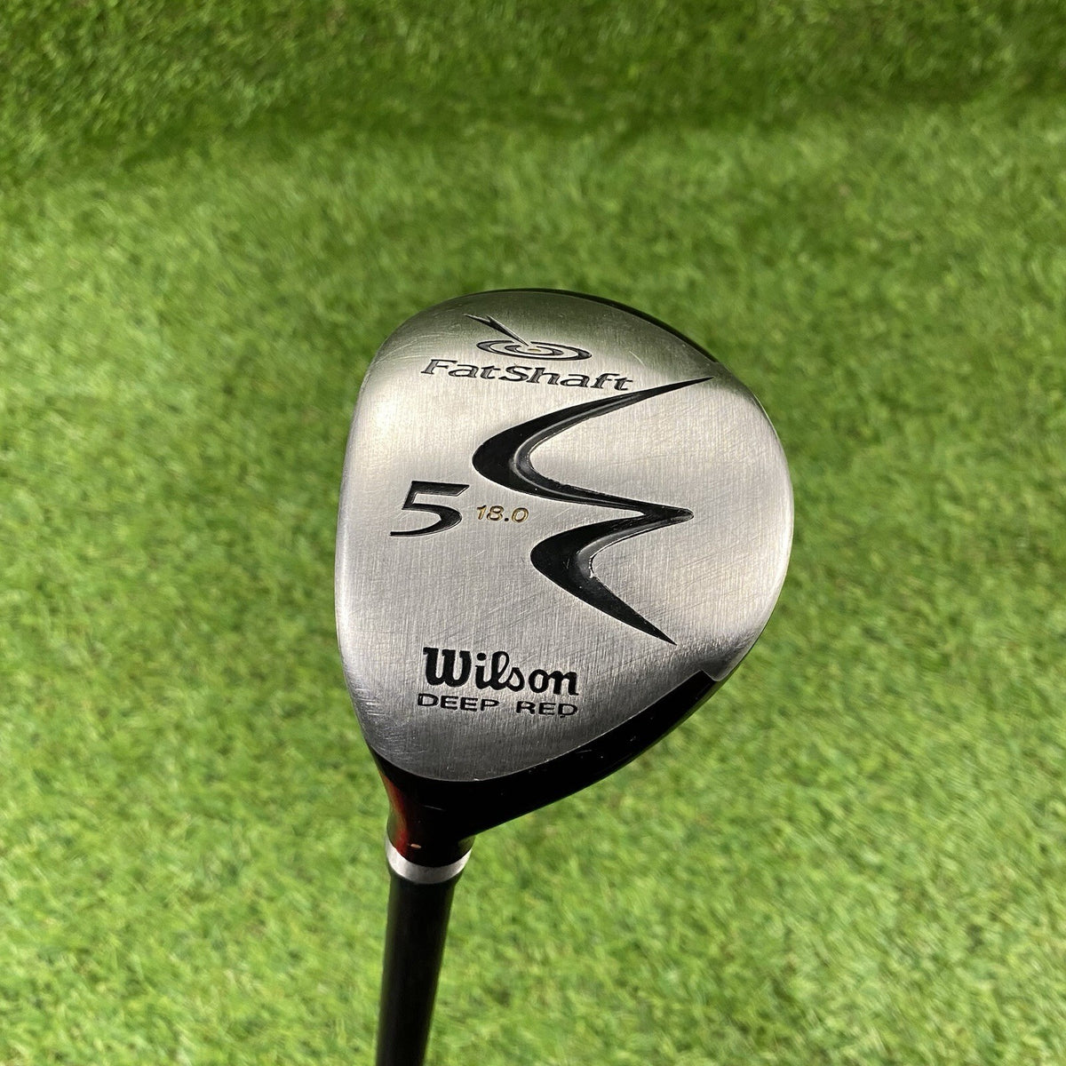 Left Handed Wilson Deep Red Fat Shaft Fairway 5 Wood 18° ⛳️ Grafalloy Stiff LH