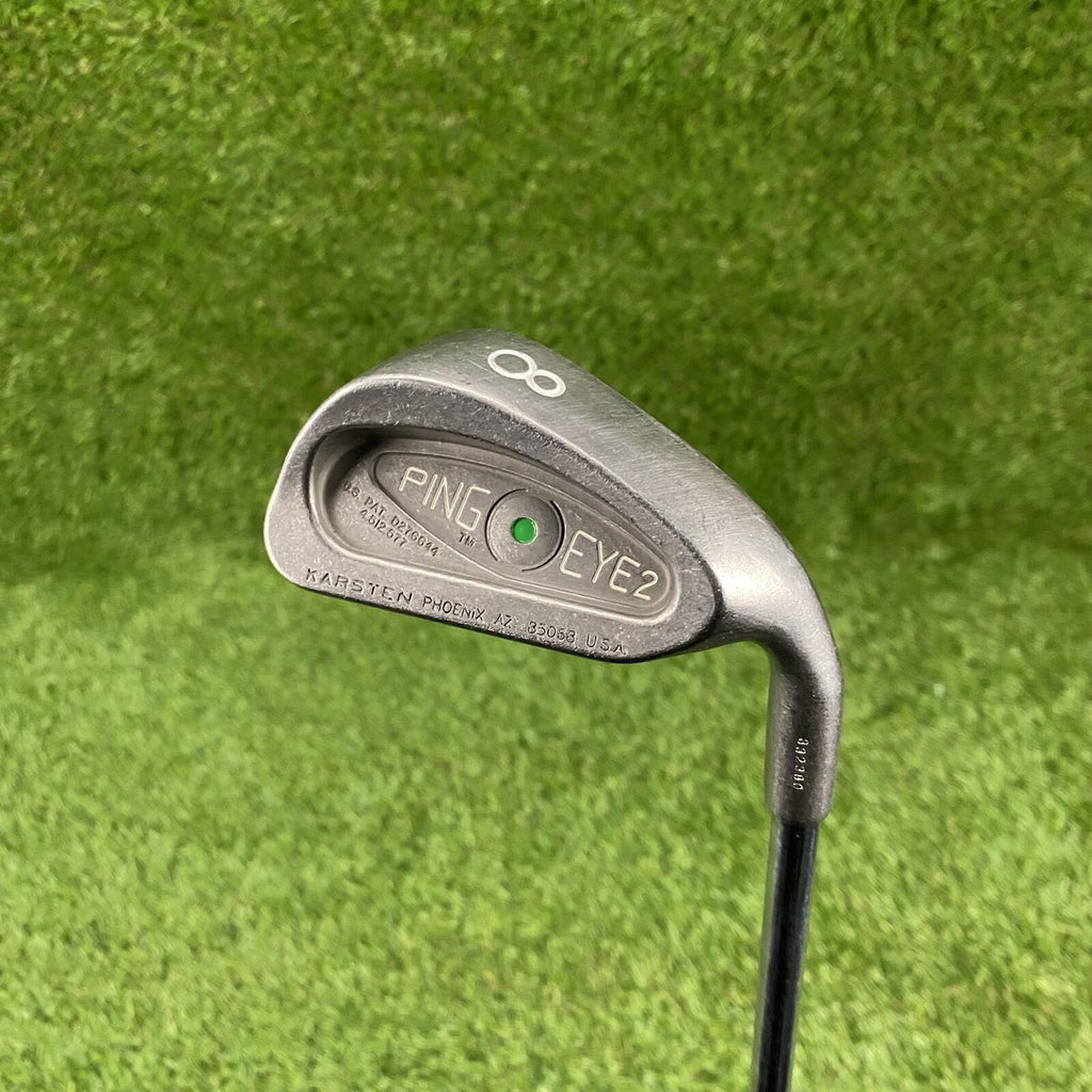 Ping Eye 2 Singe 8 Iron Green Dot 2° Upright ⛳️ Steel Shaft RH