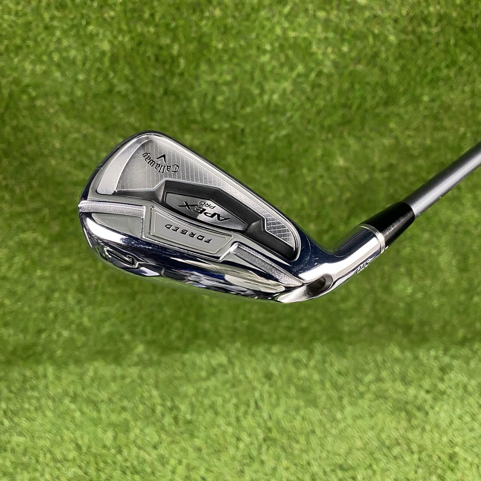 Callaway APEX Pro Forged Demo 7 Iron STD ⛳️ HZRDUS Silver 65g Regular Flex LH
