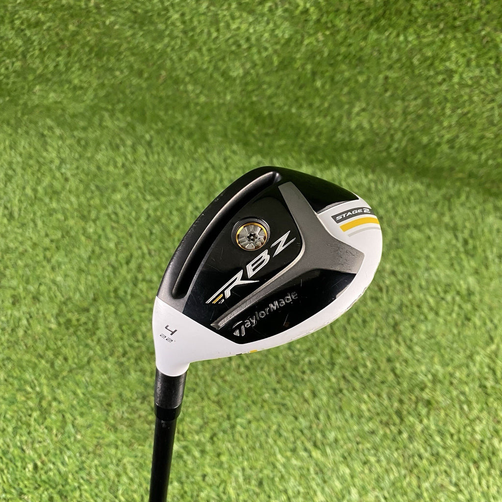 Left Handed TaylorMade RBZ Stage 2 RocketFuel Rescue 4 Hybrid 22° ⛳️  65 R-flex
