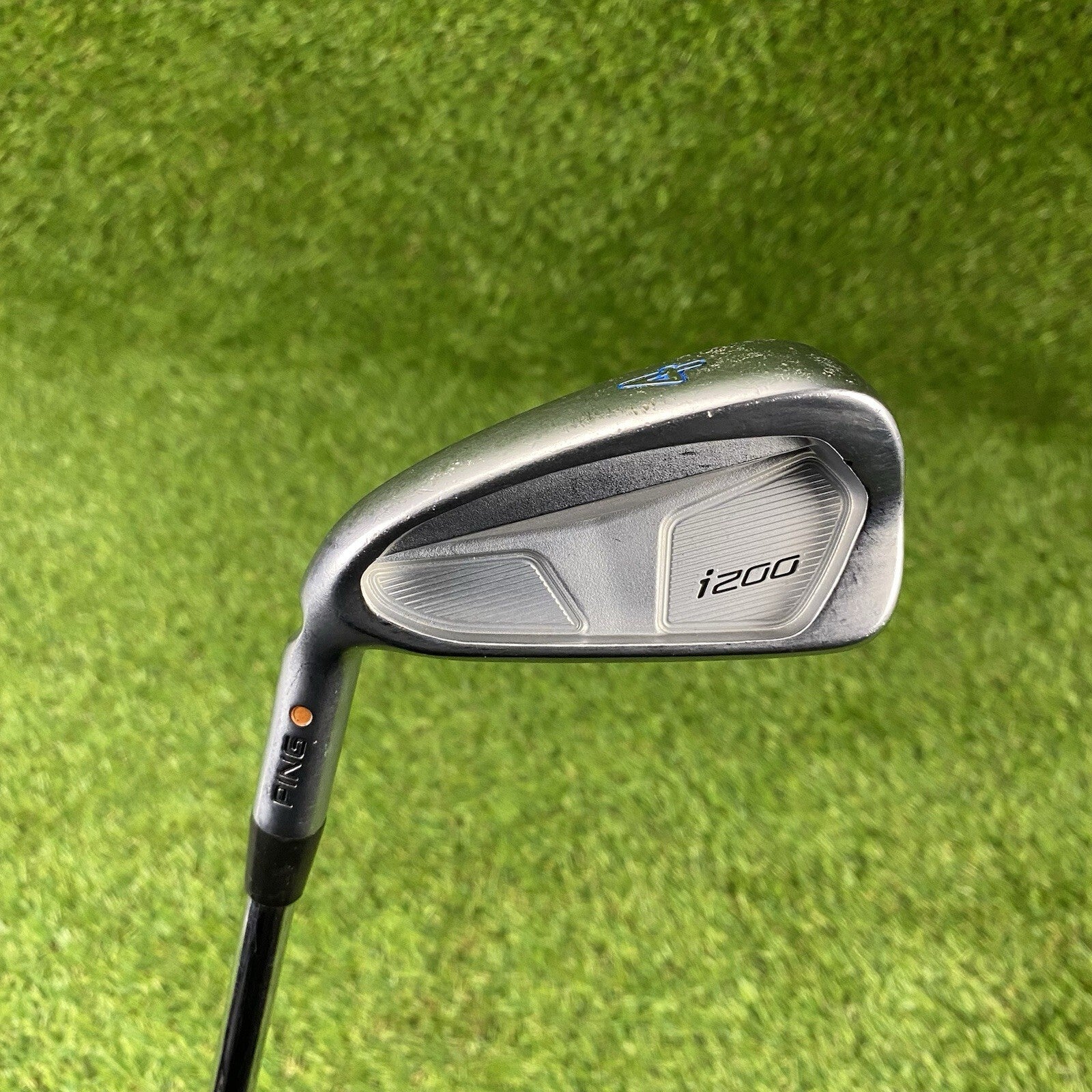 Left Handed Ping i200 Single 4 Iron Orange Dot 2° Flat ⛳️ Rifle Project X 5.5 LH