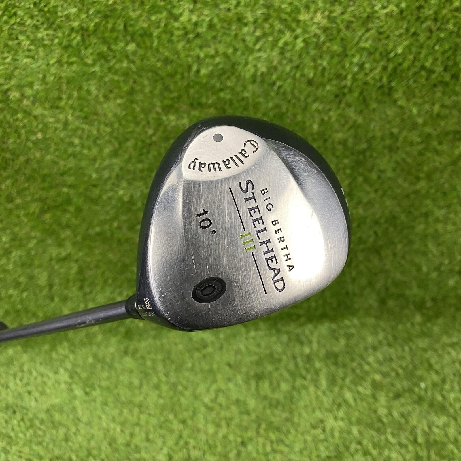 Callaway Big Bertha Steelhead III 10° Driver ⛳️ Regular Flex Graphite Shaft RH