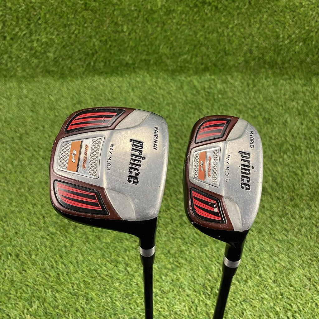 Prince GT2 Geo Tech Fairway 3 Wood 20° And 6 Hybrid 27° ⛳️ Graphite Shaft RH