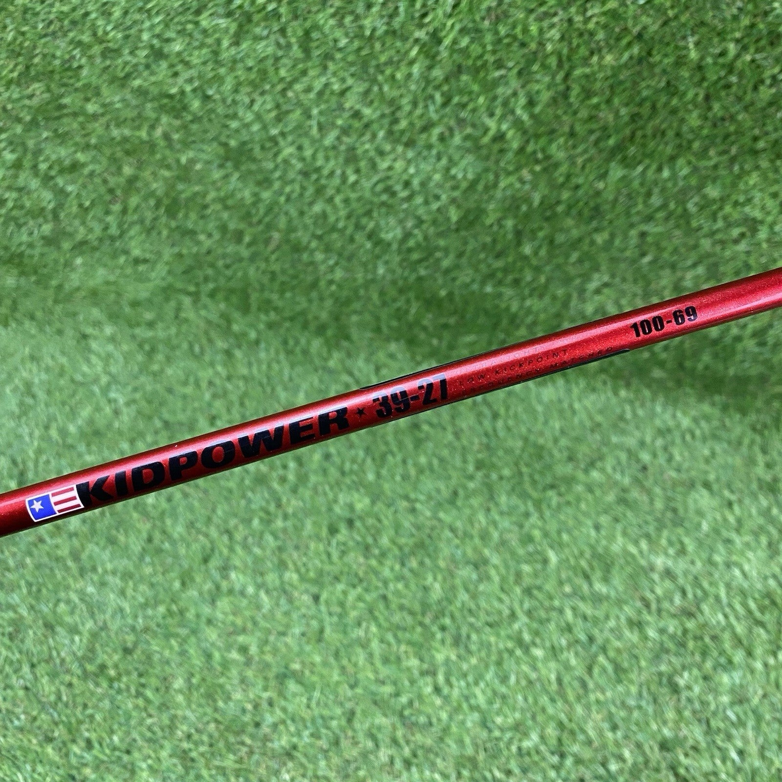 USKG US Kids UL-24 Single 6 Iron ⛳️ KidPower 39-27 Graphite Shaft Youth Flex RH