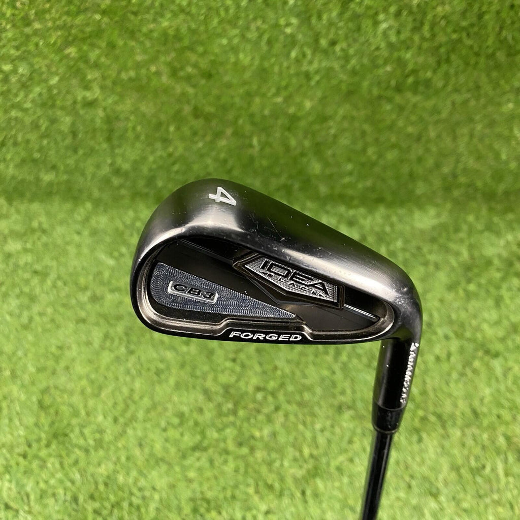 Adams Idea Black CB3 Forged Single 4 Iron ⛳️ KBS Tour 90 Stiff Flex Steel RH