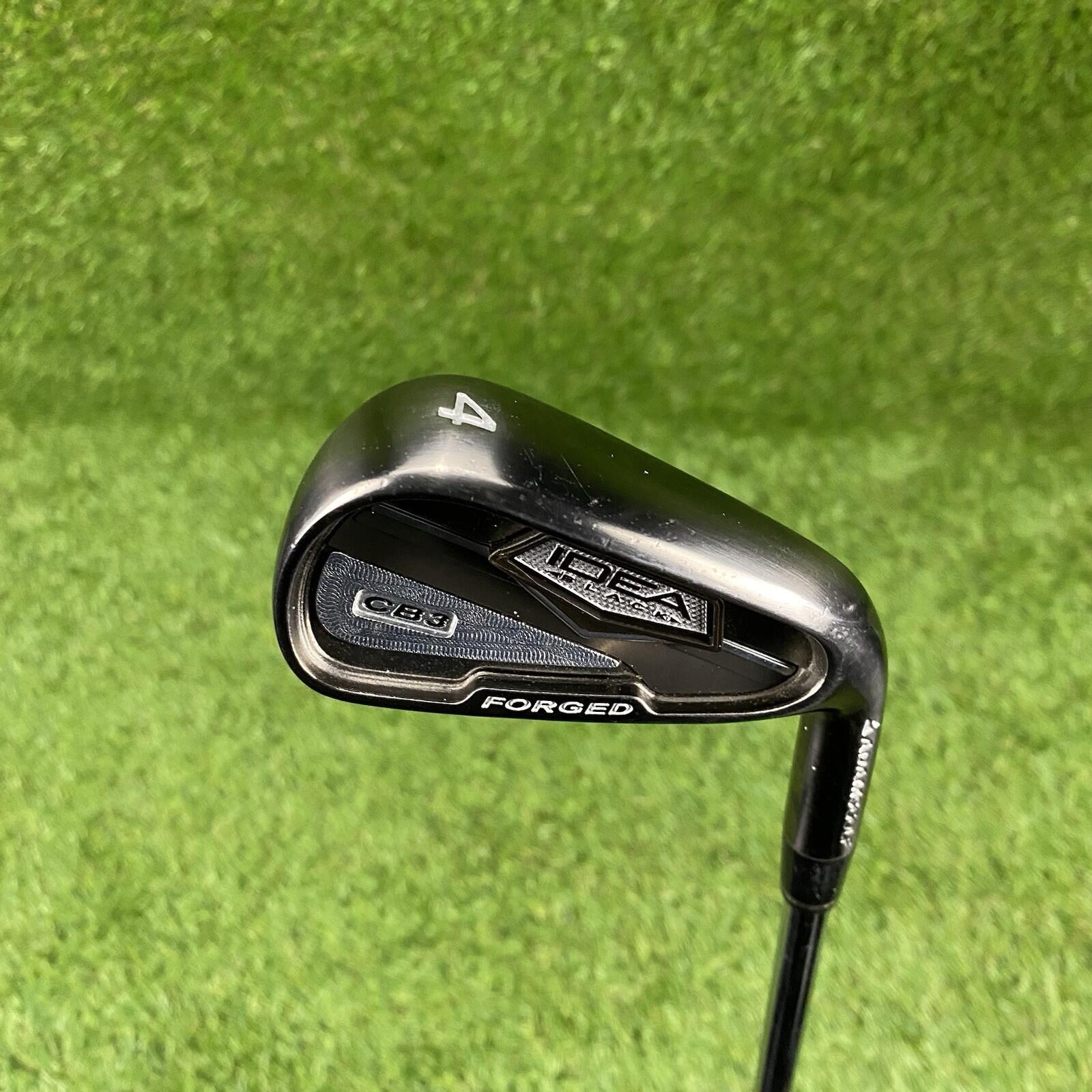 Adams Idea Black CB3 Forged Single 4 Iron ⛳️ KBS Tour 90 Stiff Flex Steel RH