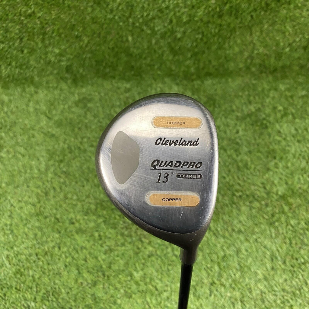 Cleveland Quadpro Copper Fairway 3 Wood 13° ⛳️ Stiff Flex Graphite Shaft RH