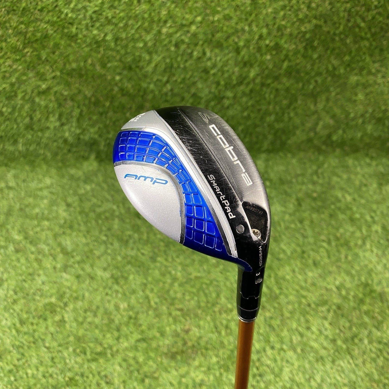 Cobra AMP Cell SmartPad 3-4 Hybrid Blue/Silver ⛳️ Aldila NVS 85-Stiff Shaft RH