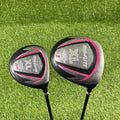 Top Flite Pink XL Titanium Composite Driver And 3 Wood ⛳️ Ladies Flex Shaft RH