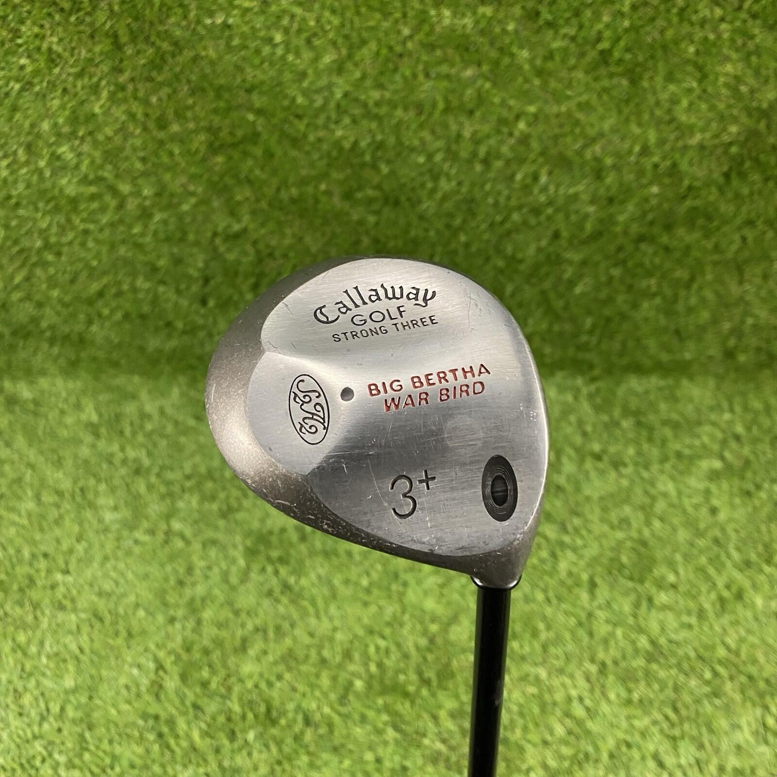 Callaway Strong Three Big Bertha War Bird Fairway 3+ Wood ⛳️ RCH 96 Firm RH