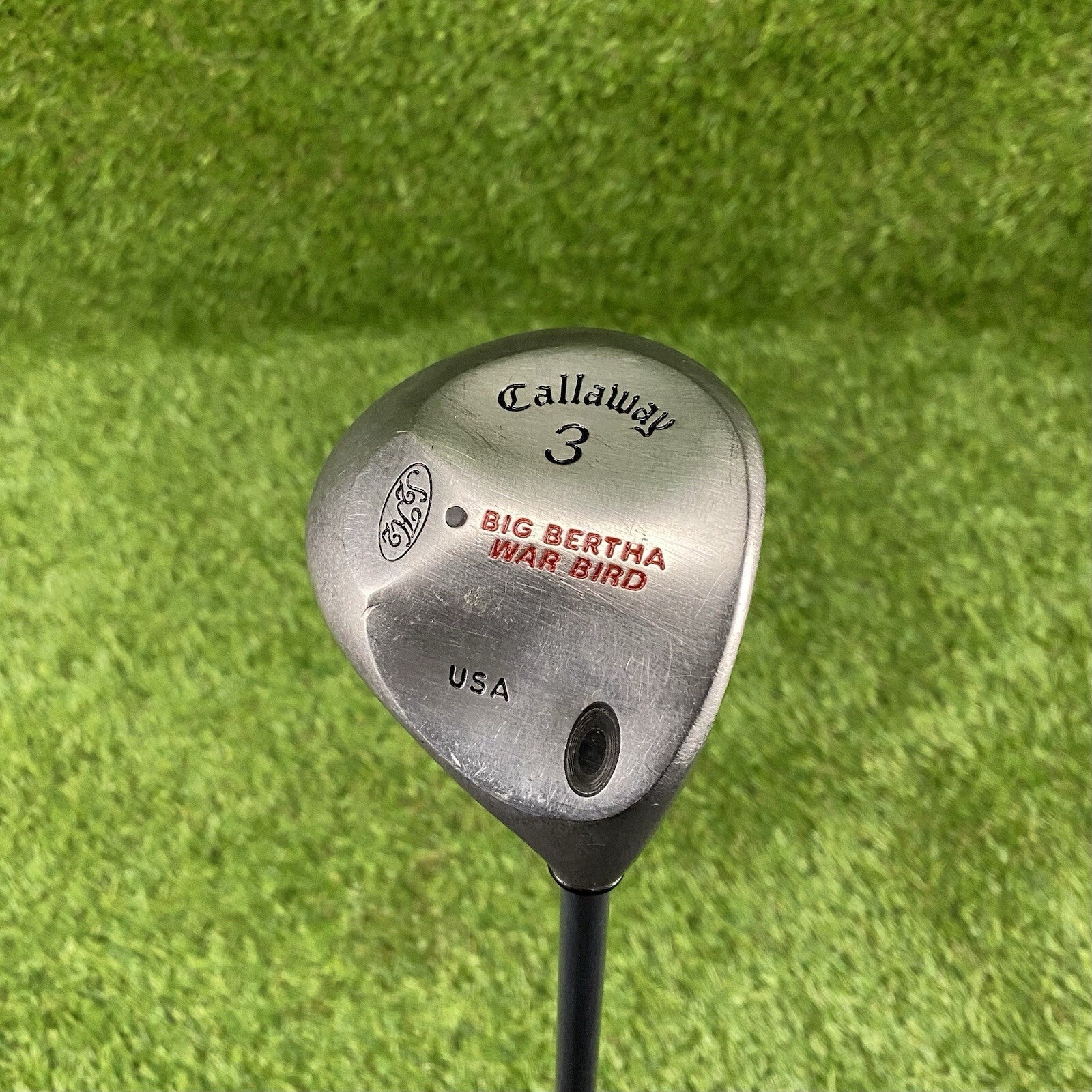 Callaway Big Bertha War Bird 3 Wood USA ⛳️ RCH 90 Firm Flex Graphite Shaft RH