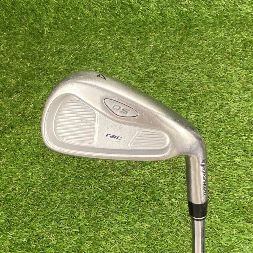 Taylormade RAC OS Single 4 Iron Tm Light Metal R-Flex Steel Shaft Nice Grip