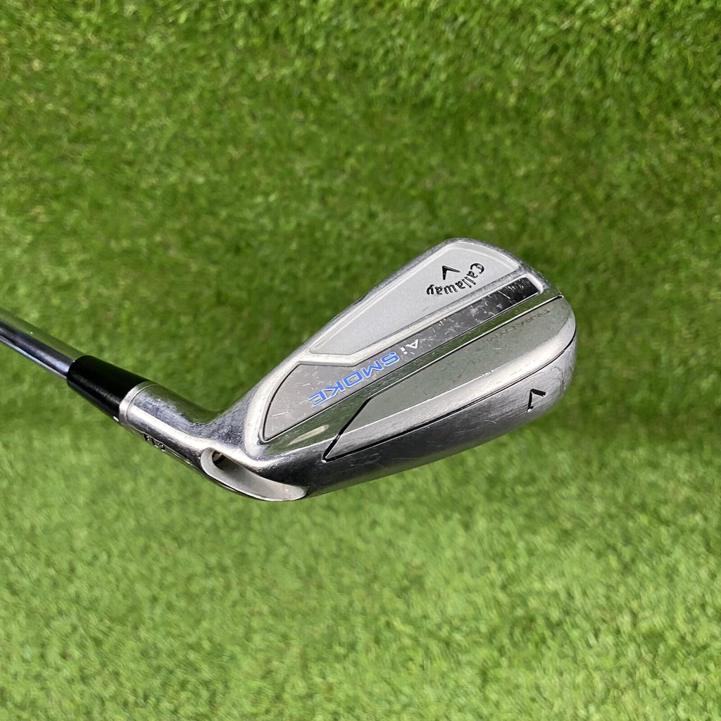 Callaway Paradym AI SMOKE 7 Iron Demo FL2 ⛳️ Elevate MPH 95 Regular Flex RH