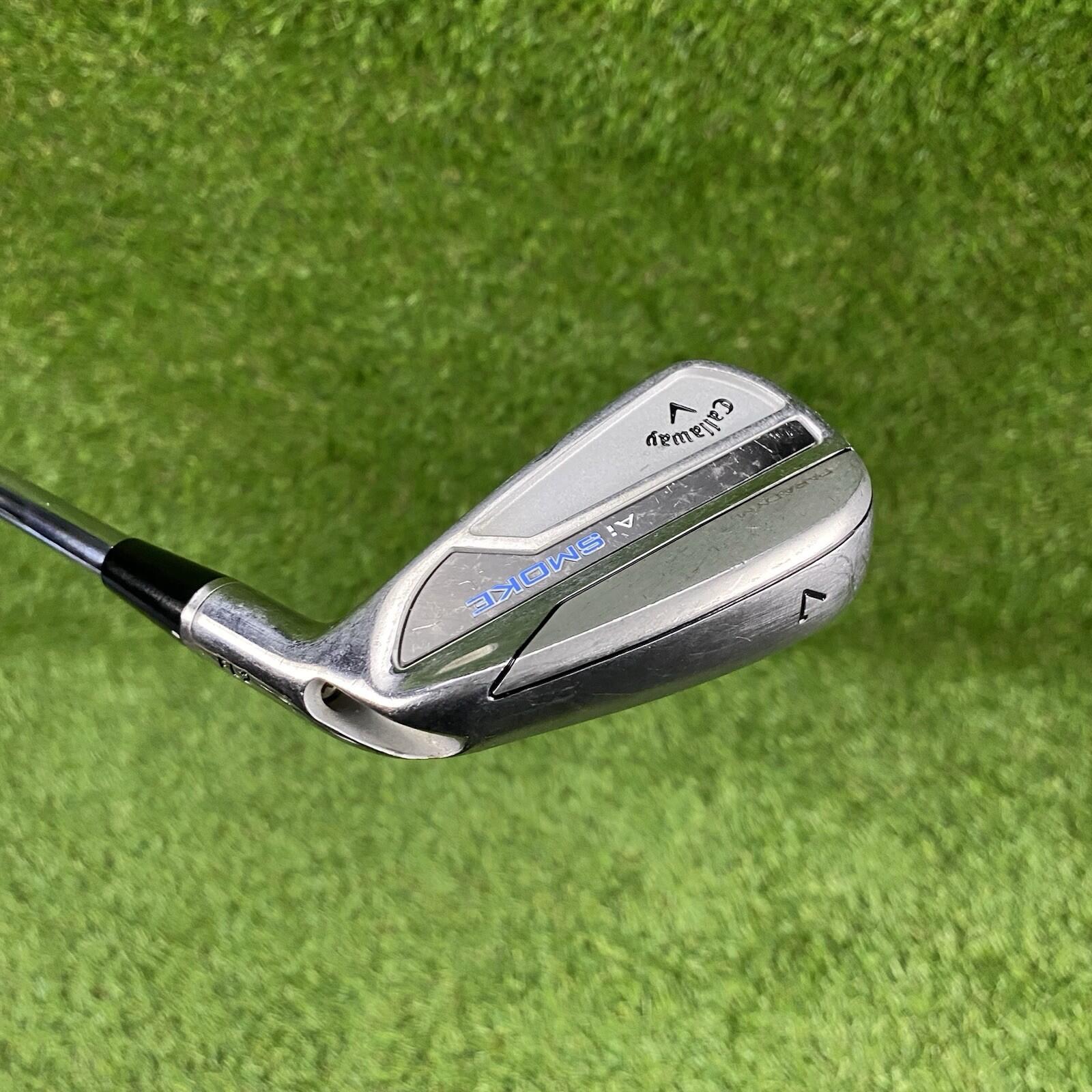 Callaway Paradym AI SMOKE 7 Iron Demo FL2 ⛳️ Elevate MPH 95 Regular Flex RH