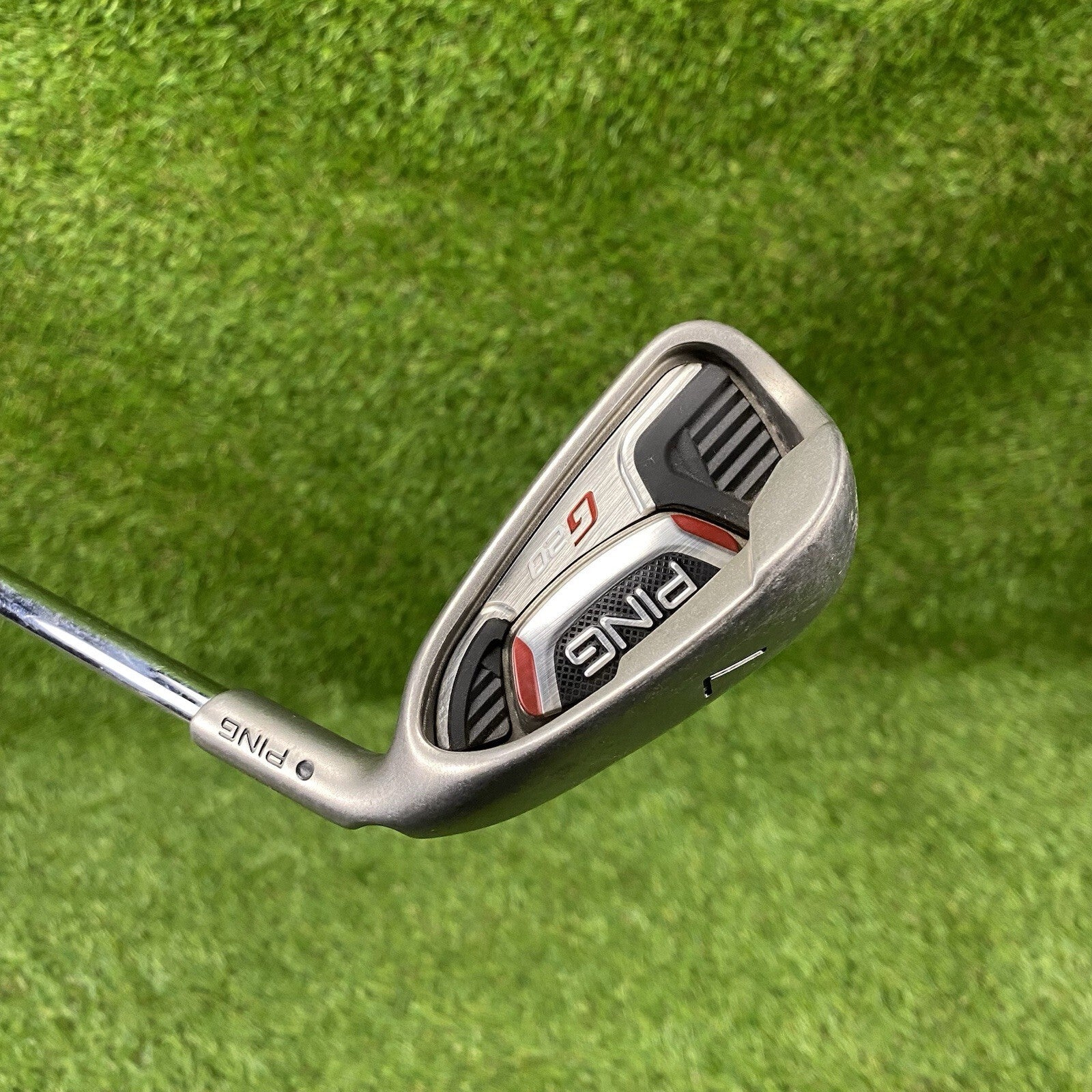 Ping G20 Single 7 Iron Black Dot Demo Club ⛳️CFS Regular Flex Steel Shaft RH