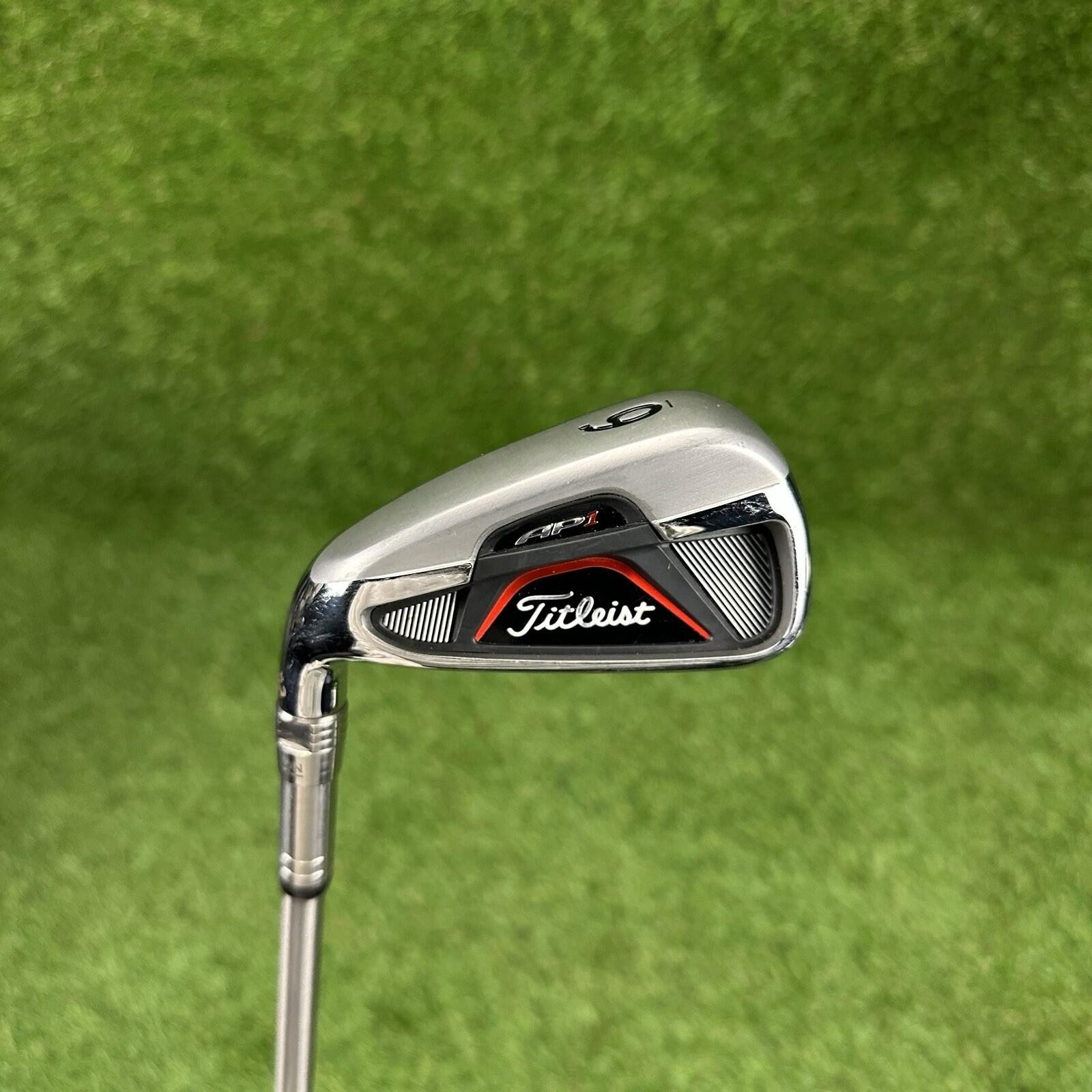Titleist AP1 712 Single 6 Iron ⛳️ AeroTech SteelFibe i80 R-Flex DEMO +2/STD LH