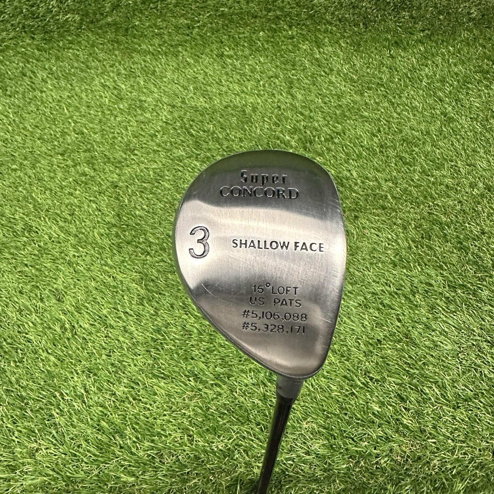 Super Concord Shallow Face 3 Wood 15° ⛳️  Mercury Plus Graphite RH 39.5”