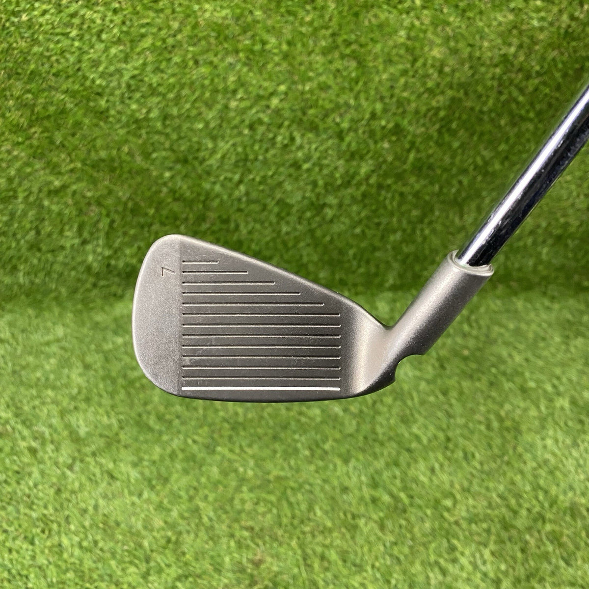 Ping i10 Blue Dot 7 Iron Demo 1° Upright ⛳️ Ping AWT Stiff Flex Steel Shaft RH