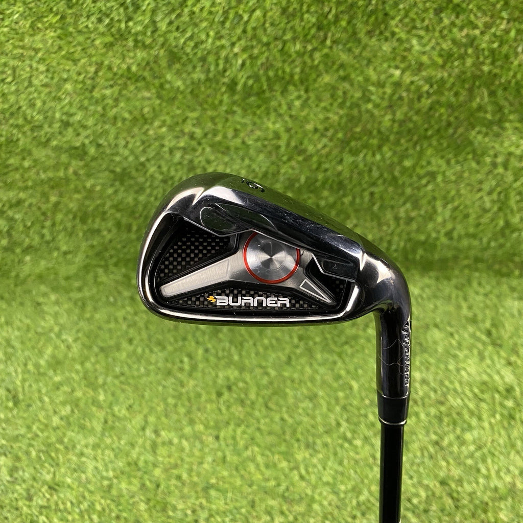 2009 TaylorMade Burner Single 6 Iron Gloss Black ⛳️ REAX 65 Regular Flex RH