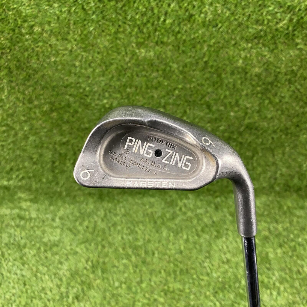 Ping Zing Karsten Black Dot Singe 6 Iron ⛳️ Ping KT-M Stiff Flex Steel Shaft RH