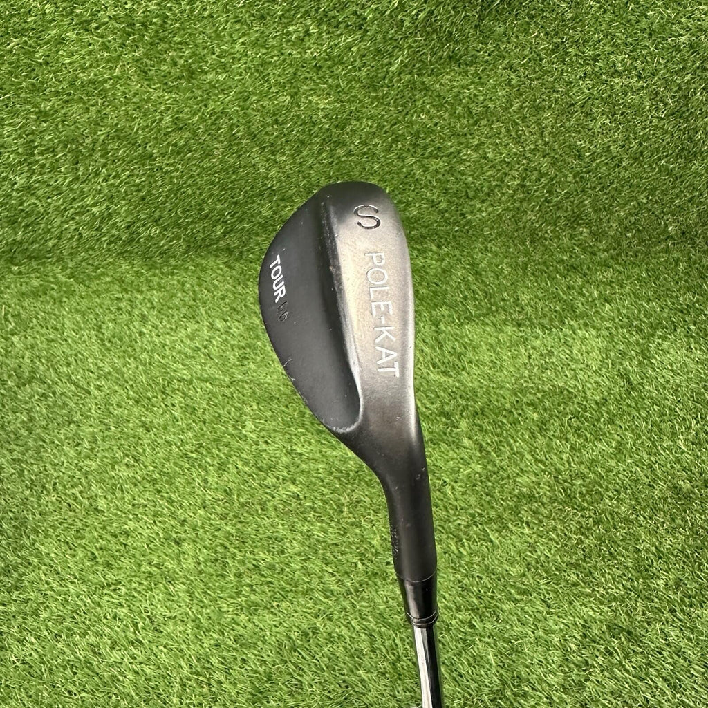 Pole-Kat Tour 56° Sand Wedge ⛳️ Steel Shaft Stiff Wedge Flex RH 35.5”