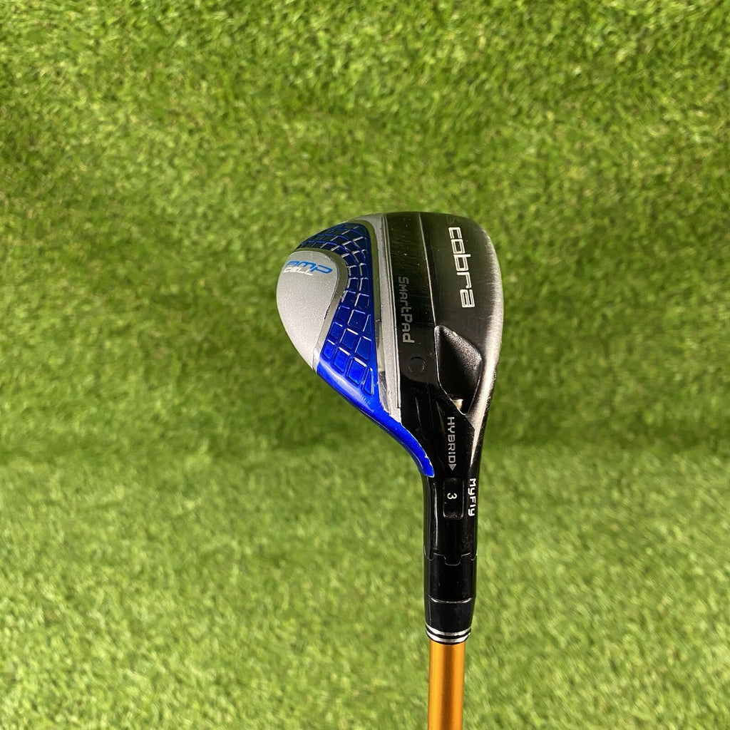 Cobra AMP Cell SmartPad 3-4 Hybrid Blue/Silver ⛳️ Aldila NVS 85-Stiff Shaft RH