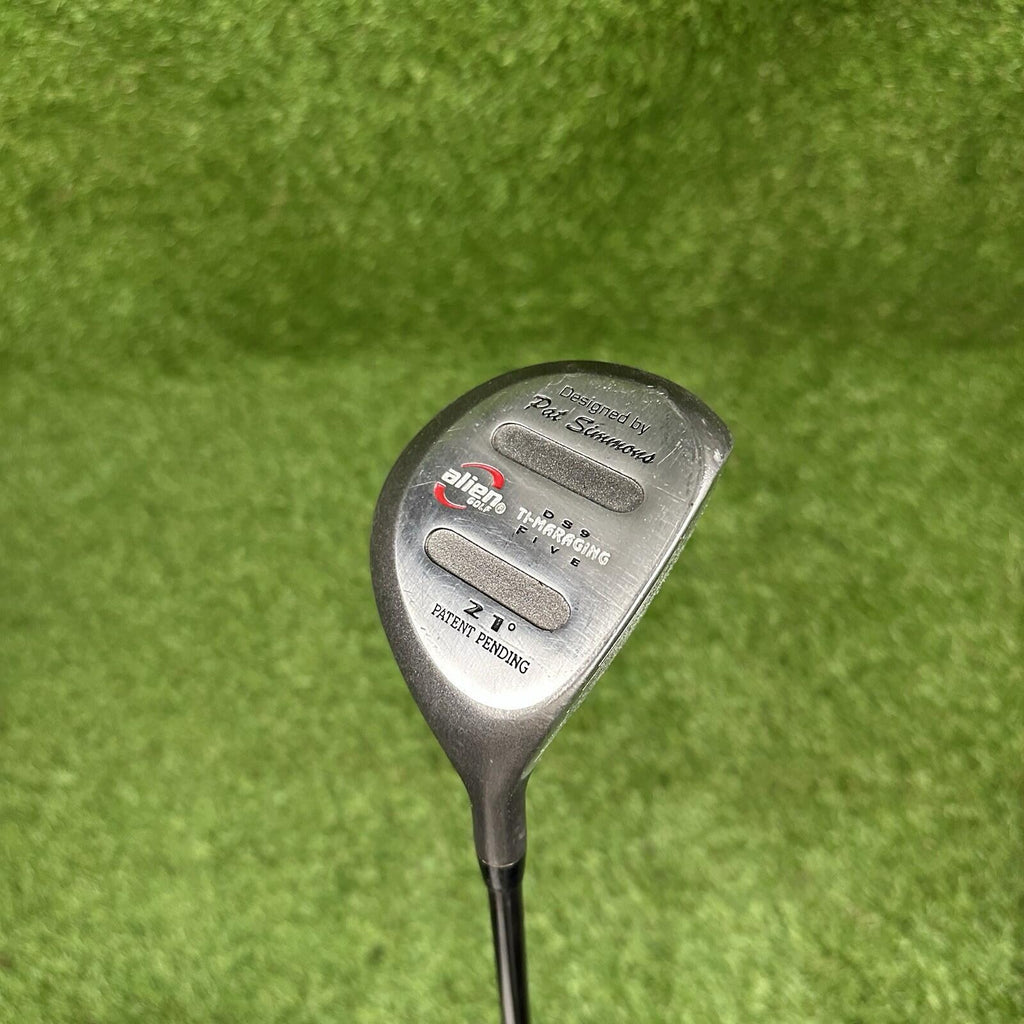 Alien Golf Pat Simmons Ti Maraging DS9-5 Wood 21° ⛳️ Velocitor Graphite Shaft RH
