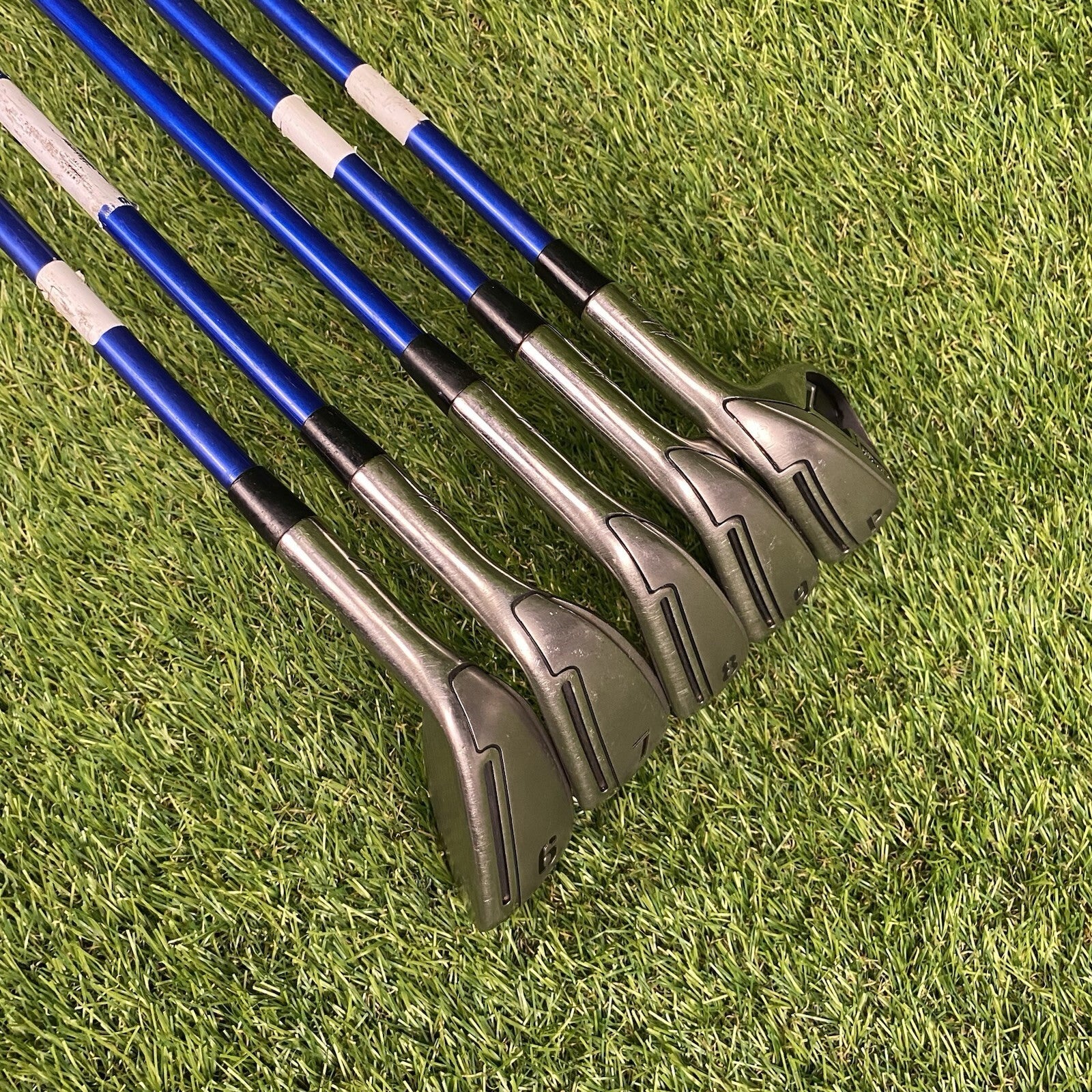 Adams Tight Lies Irons / Hybrid Set 6-PW ⛳️ Stiff Flex 65g Graphite Shafts RH